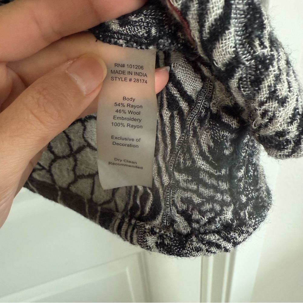 Soft Surroundings S/M Patchwork Mixed Animal Prin… - image 8